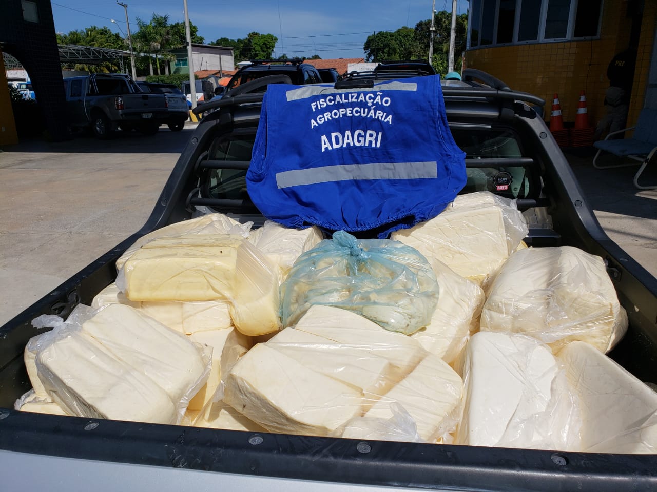 Adagri apreende carga clandestina de queijo