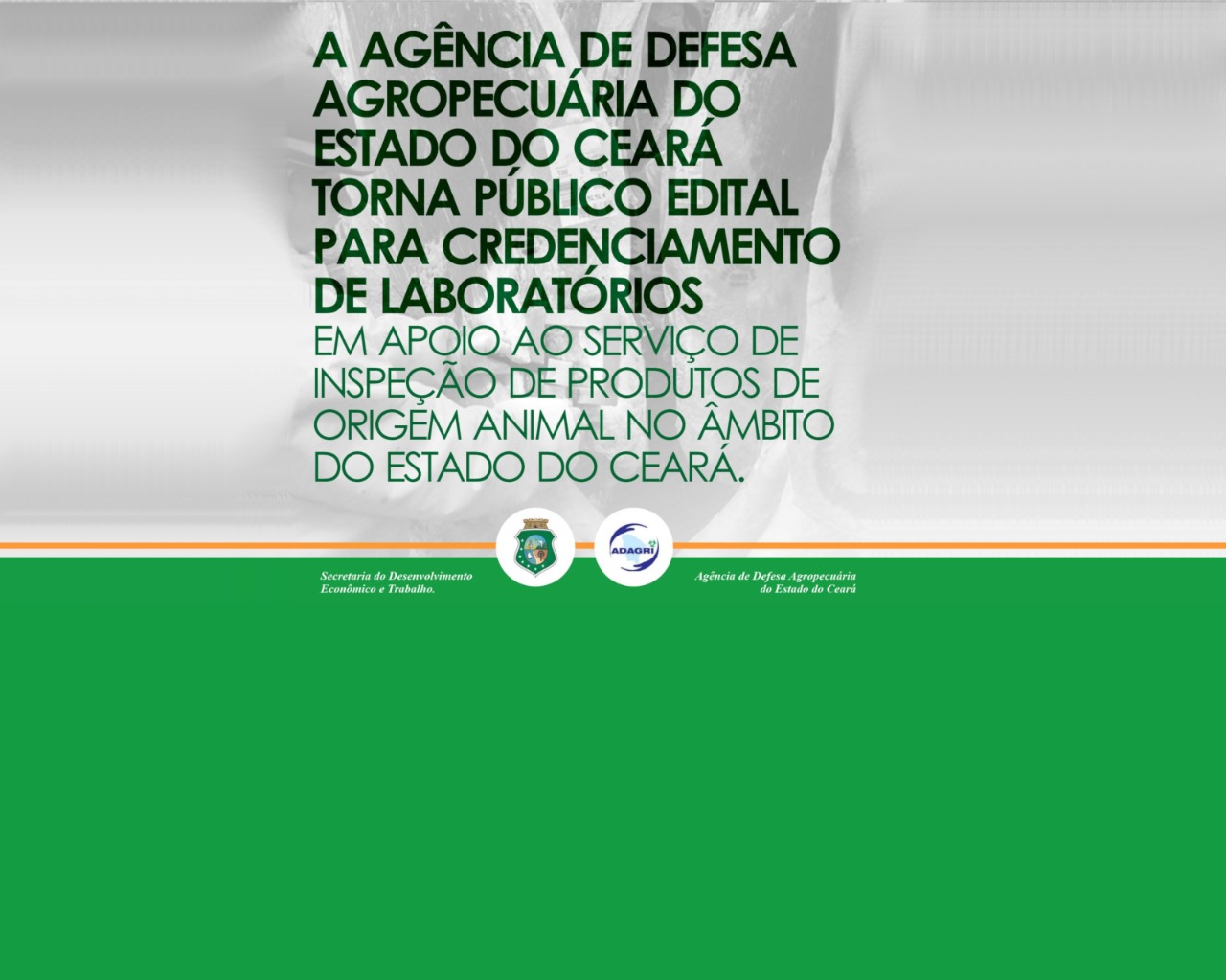 EDITAL 01/2019 CREDENCIAMENTO DE LABORATÓRIOS
