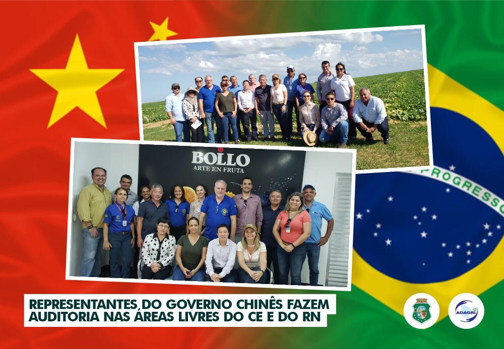 REPRESENTANTES DO GOVERNO CHINÊS FAZEM AUDITORIA NAS ÁREAS LIVRES DO CE E DO RN