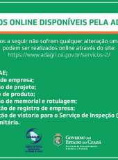 Adagri disponibiliza Serviços Online