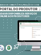 ADAGRI CRIA O PORTAL DO PRODUTOR