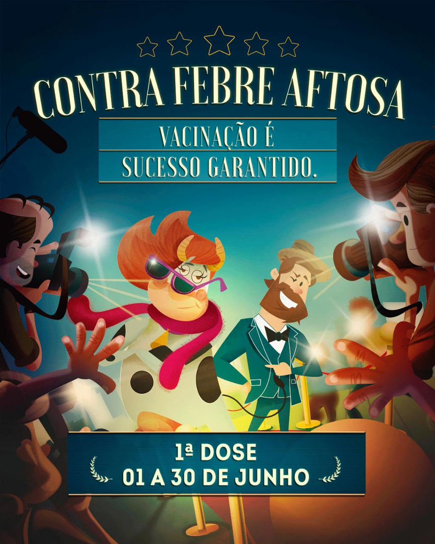 Vacinação contra Febre Aftosa se inicia dia 1º de junho