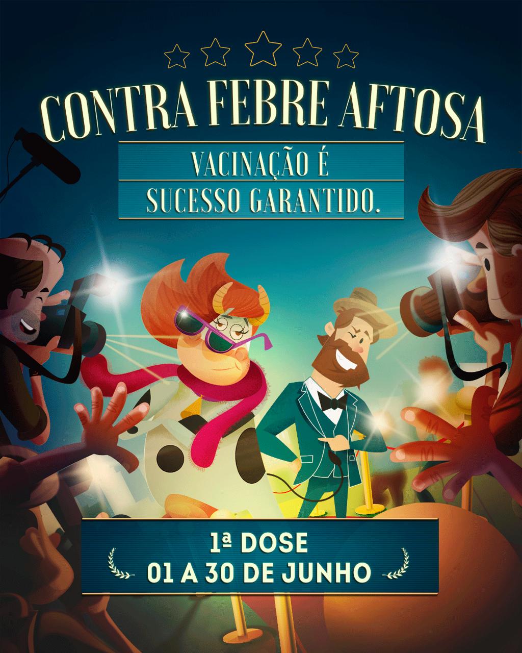 Vacinação contra Febre Aftosa se inicia dia 1º de junho