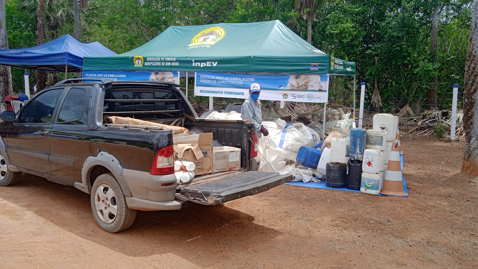 Começa no Ceará o Programa de Recolhimento Itinerante de Embalagens Vazias de Agrotóxicos com apoio da Adagri
