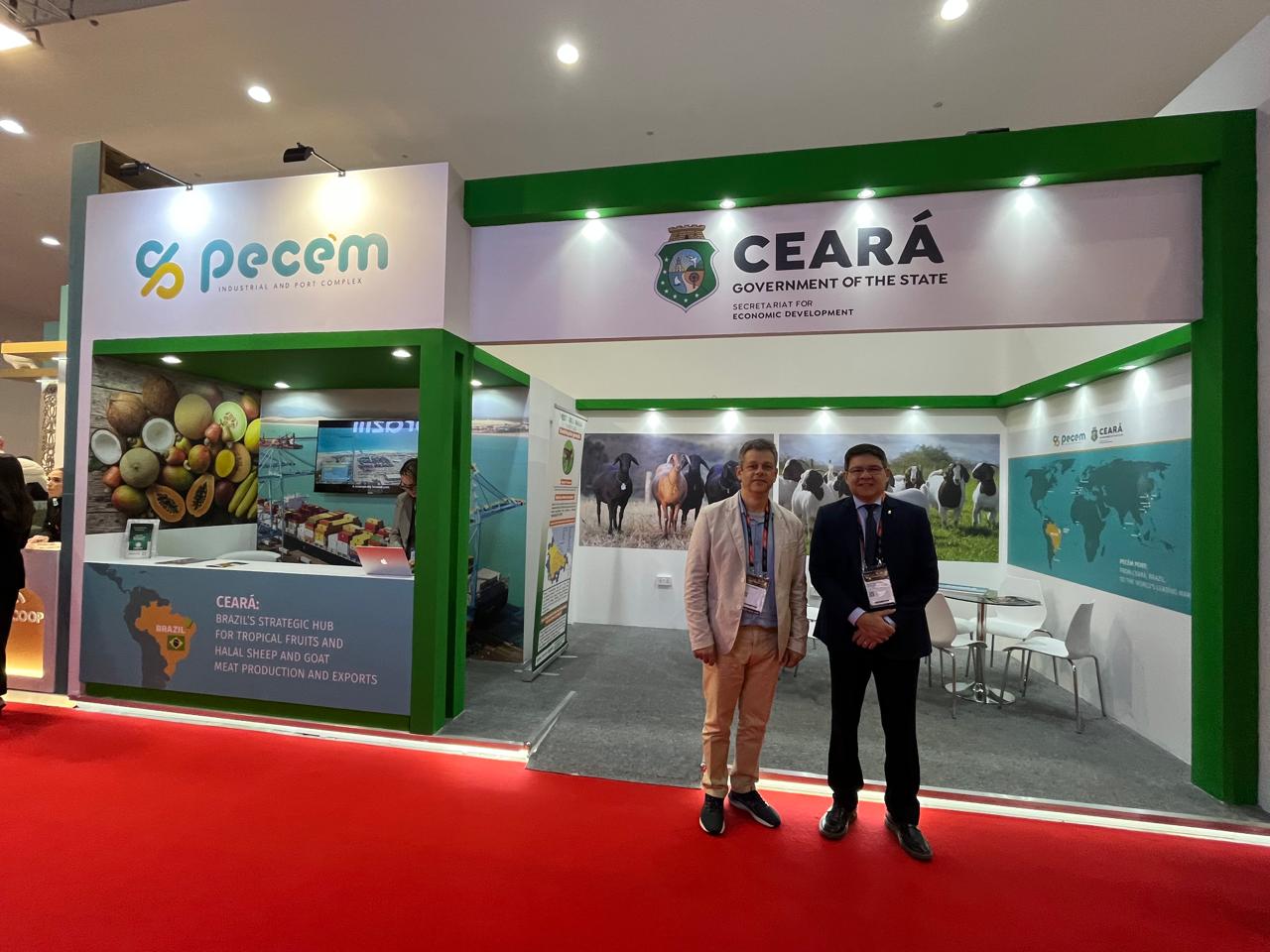 Stand do Sistema SDE/Adagri apresenta oportunidades do Ceará ao mercado muçulmano