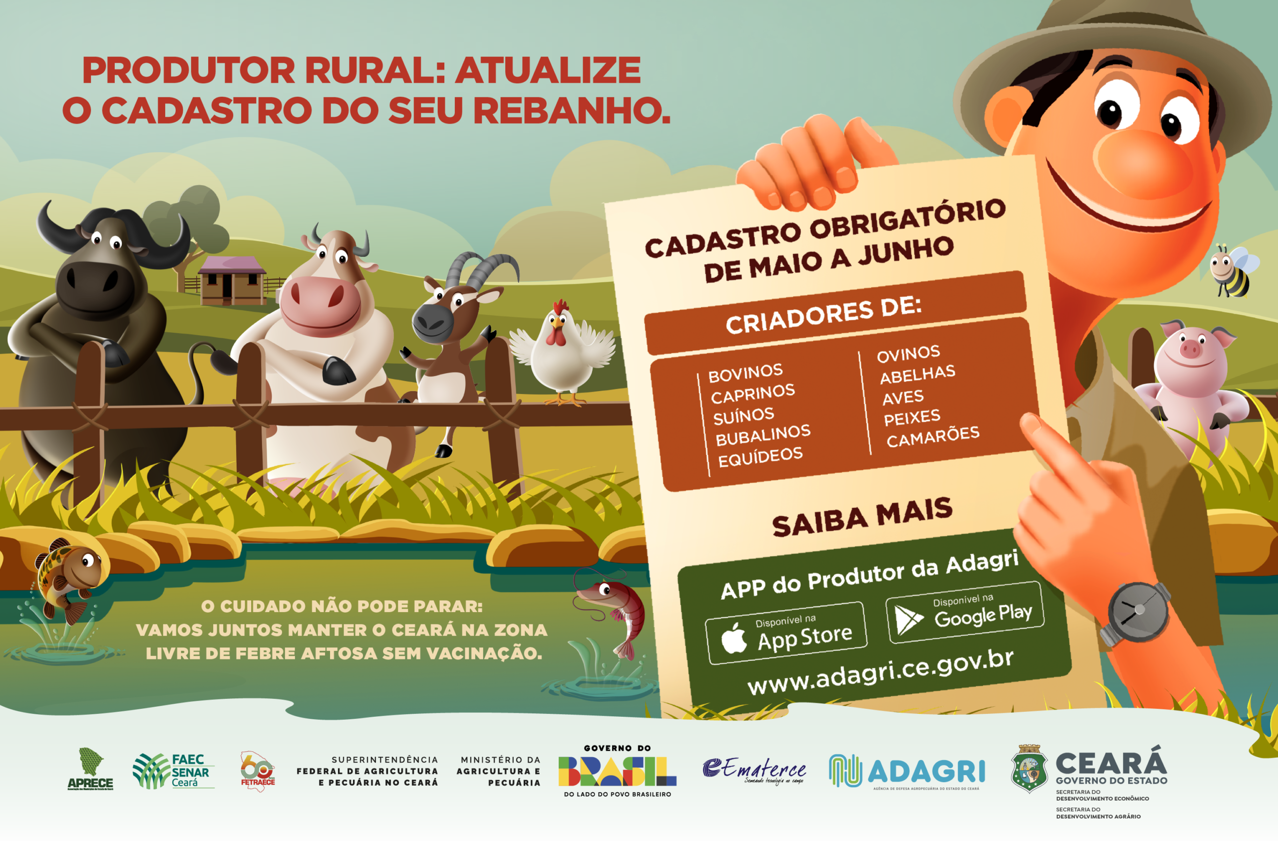 Campanha de Atualização Cadastral começou nesta segunda-feira (04)